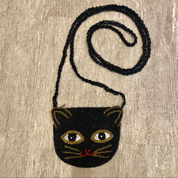 Vintage 90’s Black Cat Mini Purse - Picture 2 of 11